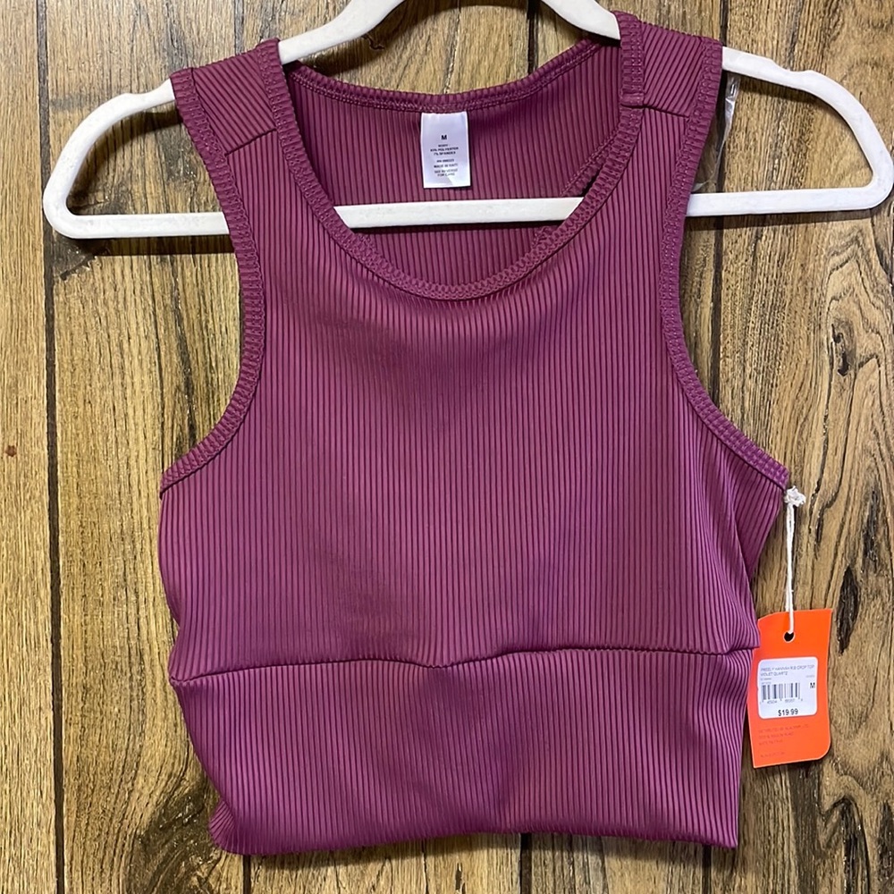 NWT Rib Crop Top